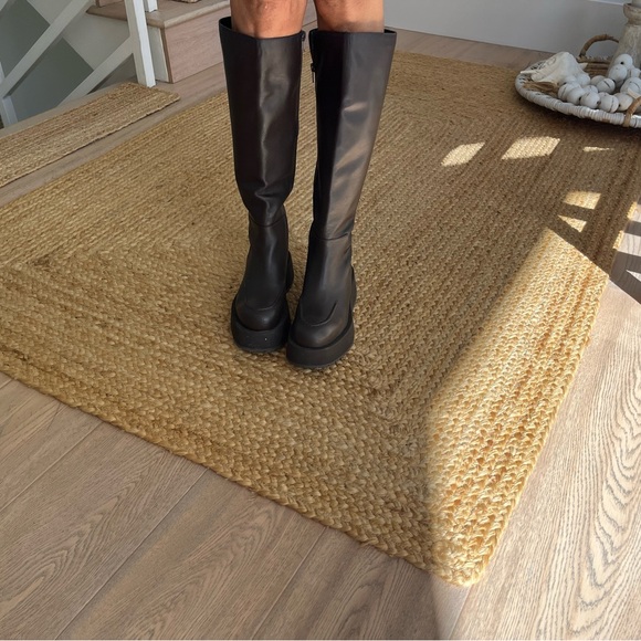 Revolve NWT Paloma Barceló Knee Platform Leather Boots. LOVE - Picture 6 of 16